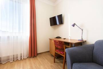 Фото номера Стандартный одноместный номер Отель Narva Hotell г. Нарва 5